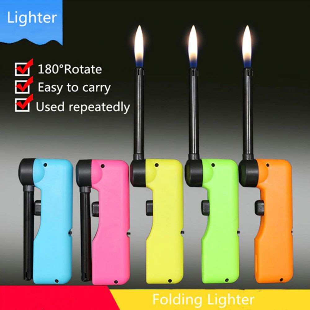 Pematik Api Kompor Gas Model Lipat Praktis Portable / Pematik Gas Lilin / Gas Lighter - X074