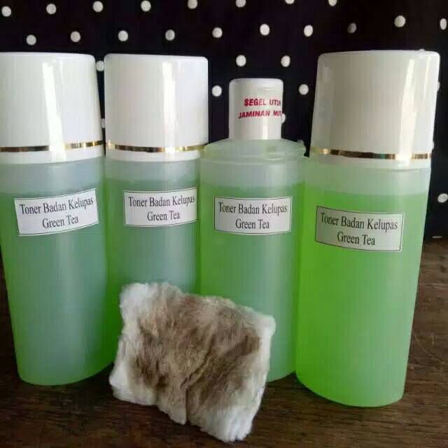 Toner badan greentea / toner kelupas