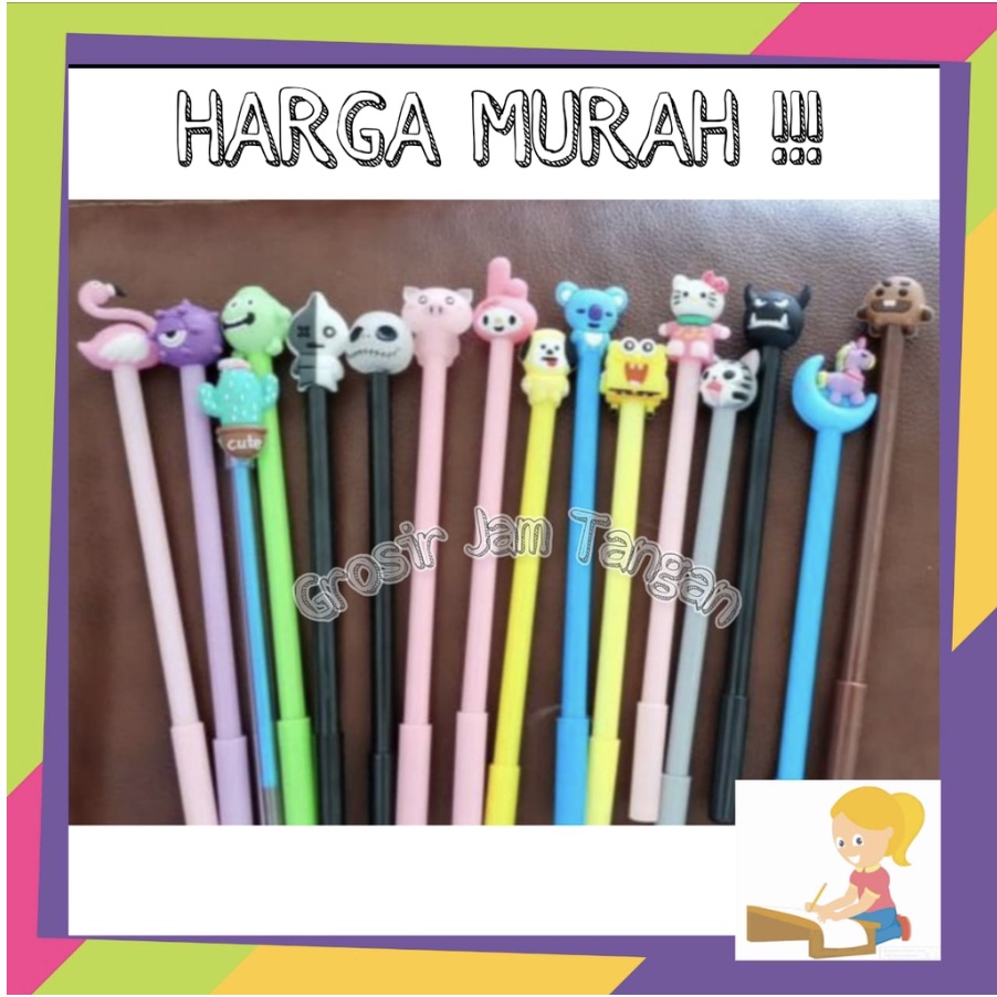 PULPEN PEN KARAKTER LUCU TERMURAH HARGA GROSIR