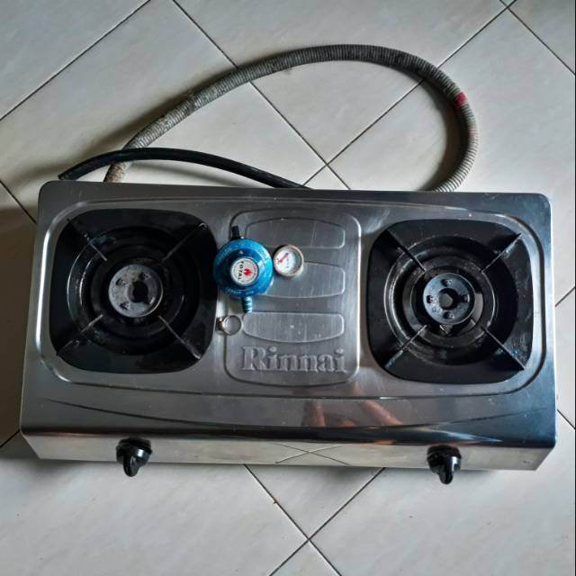 JUAL KOMPOR  GAS  RINNAI BEKAS  2 TUNGKU Shopee Indonesia