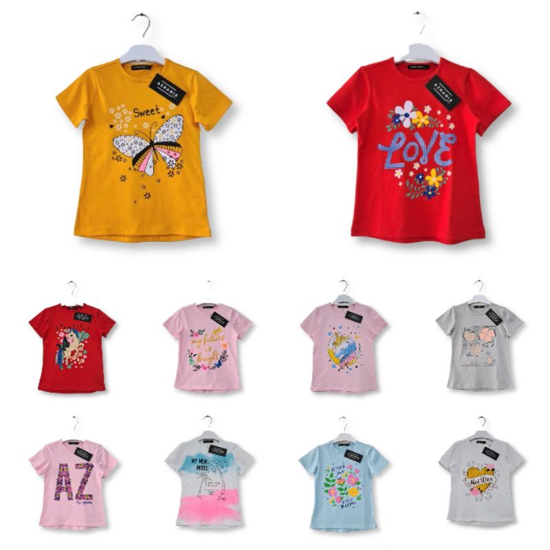 Kaos Tshirt Anak Premium Azhania ORIGINAL Gracia OS