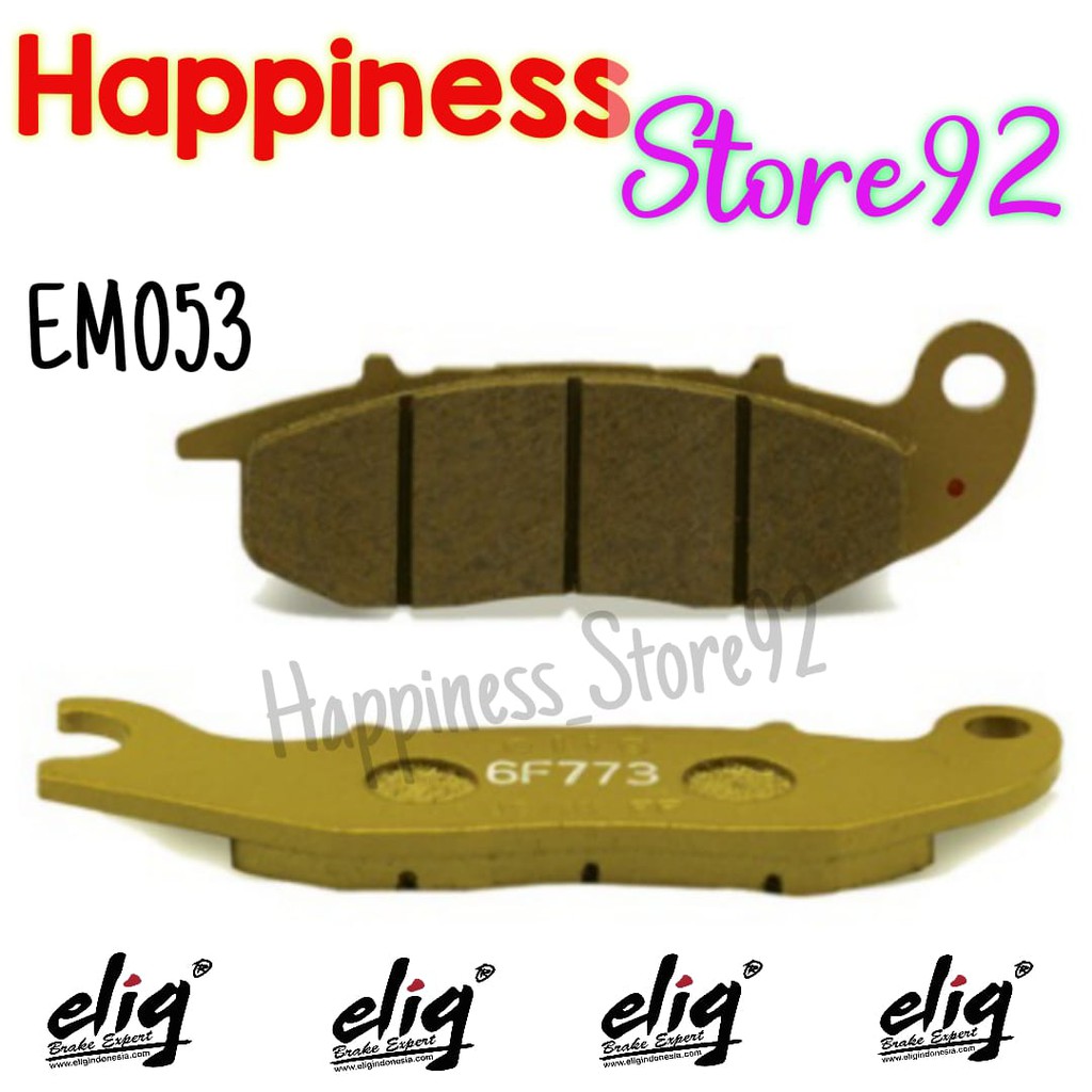 Elig Kampas Rem Depan Em053 CBR 150R. New Tiger. New Megapro Mono. Shock. Verza. Verza Lama. CB150R 