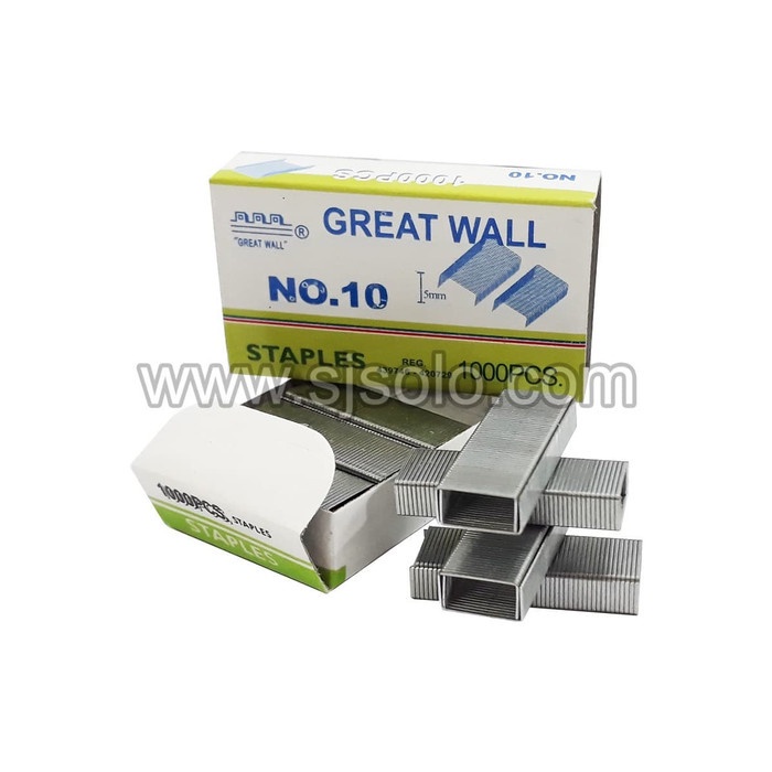 

Isi Staples Great Wall Kecil No. 10 Refill Stapler No 10