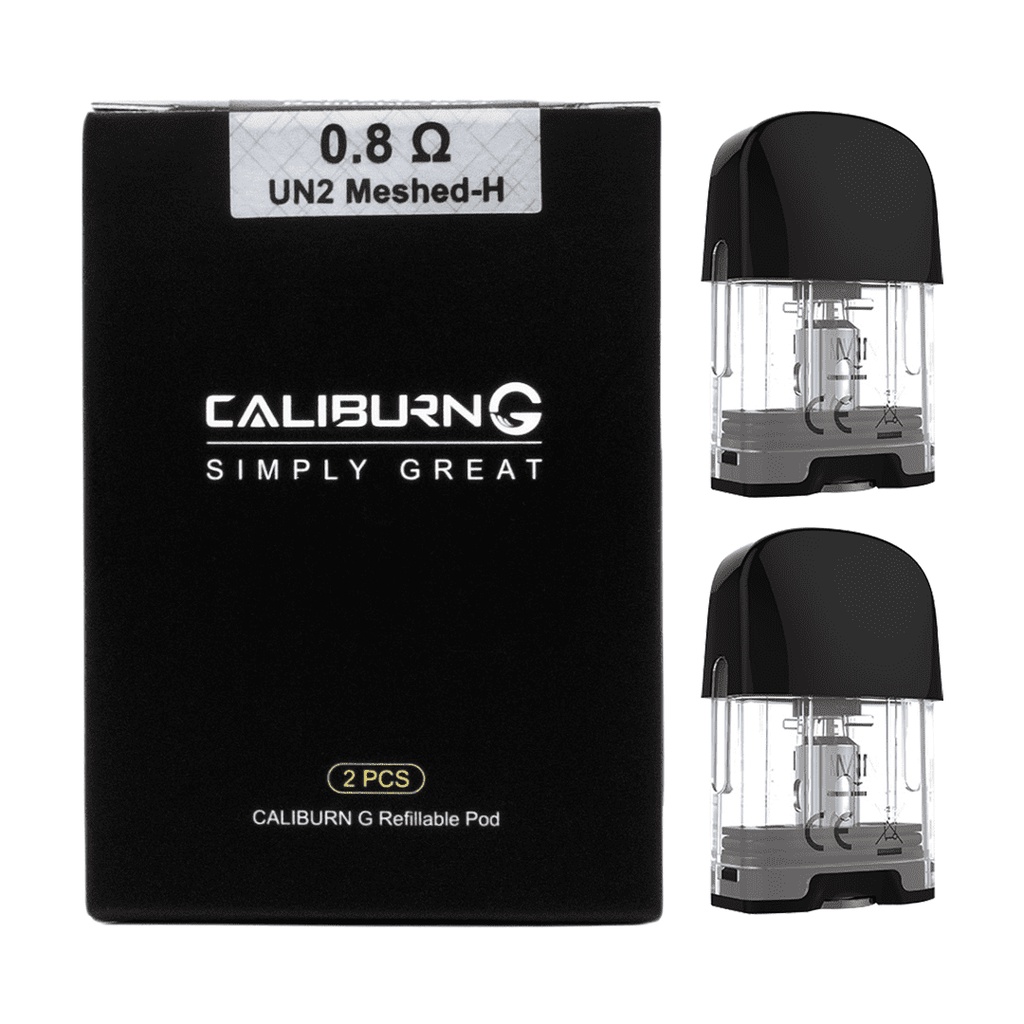 UWELL CALIBURN G POD KIT Uwell Caliburn G System Vape Kit Caliburn G Occ Coils 0.8ohm With Caliburn G Pod Cartridge 2ML-CARTRIDGE