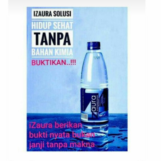 

Air iZura Ph tinggi 600ml per botol