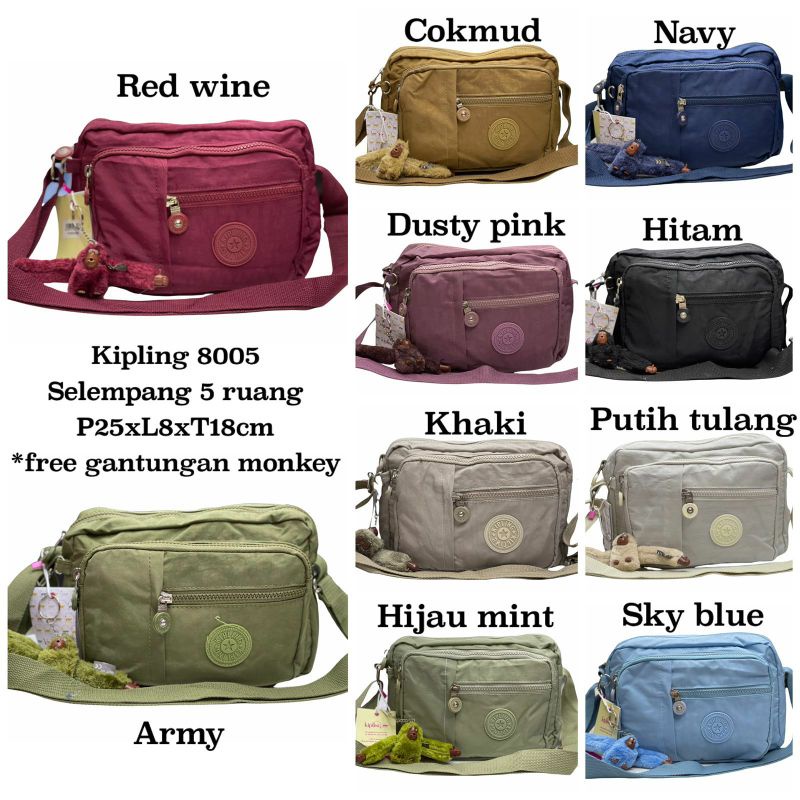 TERBARU!!Tas Selempan Kipling #120-Tas Fashion Import Murah