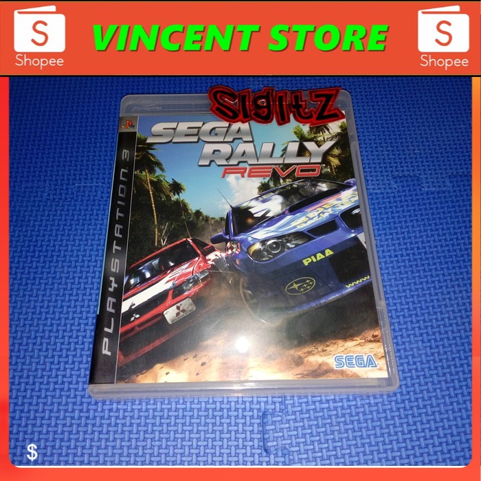 PRODUK ORIGINAL bd PS3 kaset game SEGA RALLY REVO