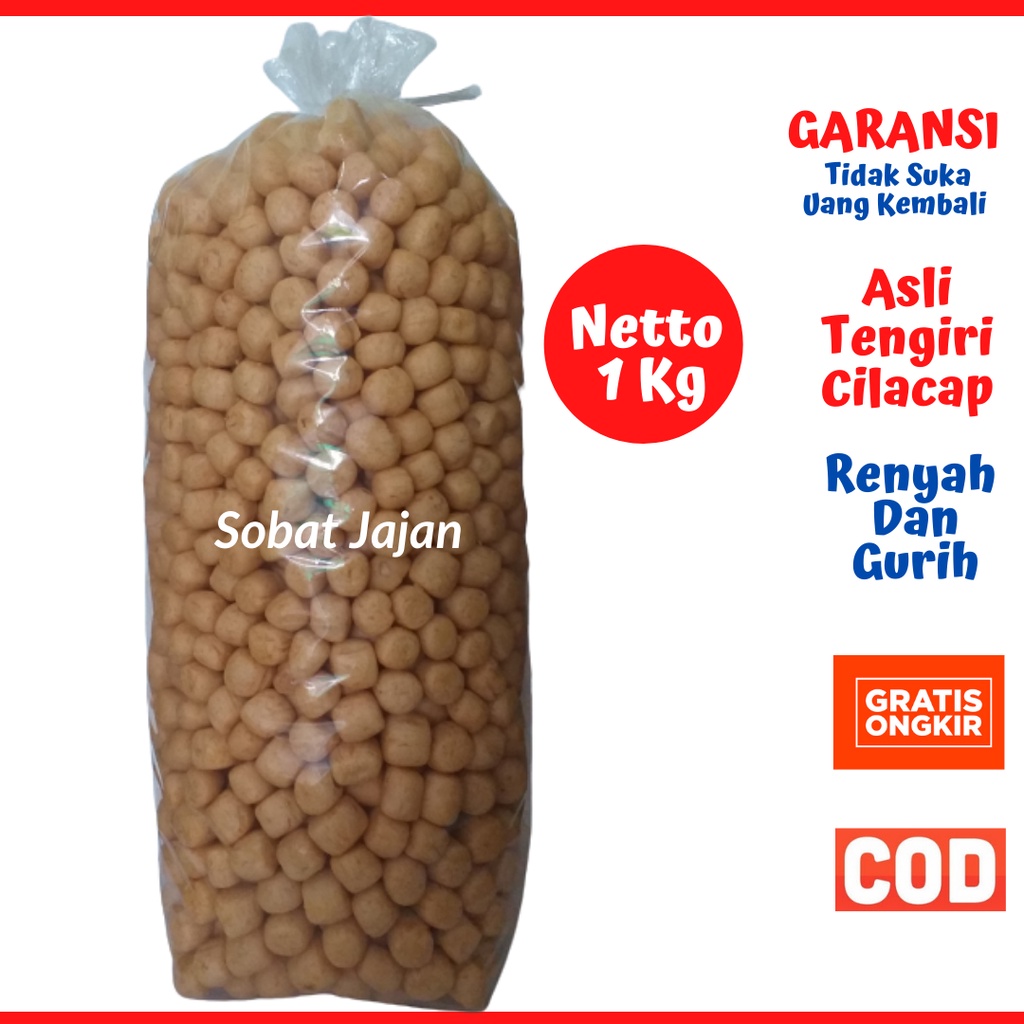 

Kerupuk Ikan Tenggiri Mini Kiloan Krupuk Tengiri Ukuran 1 Kg Kemasan Bal SJ