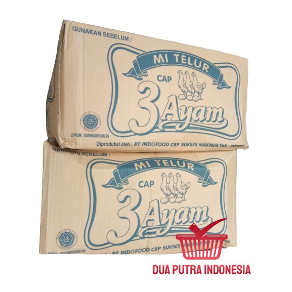 

BAKMI/ MI/ MIE TELUR CAP 3 AYAM- DUS AN
