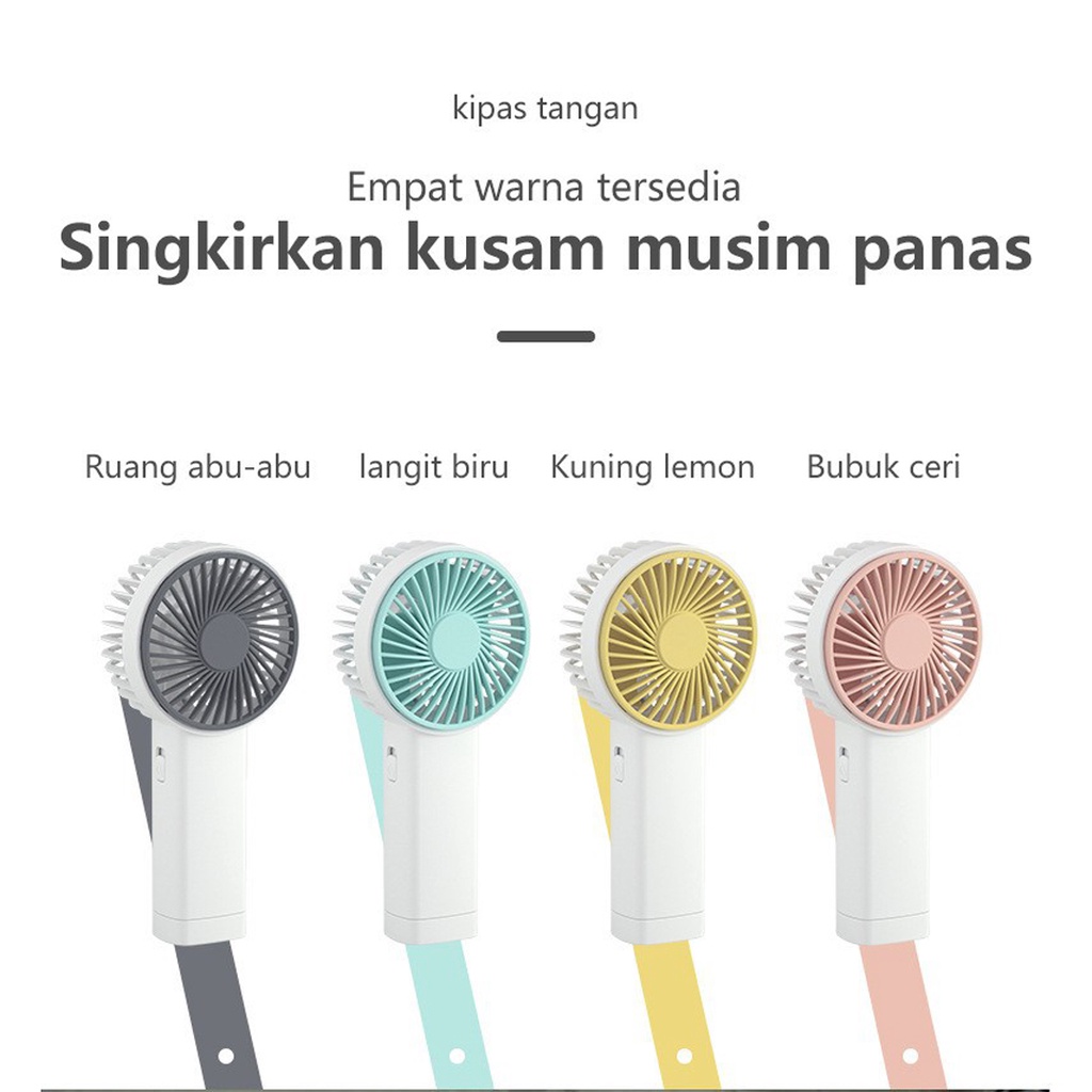 BRGUNIK Kipas Angin MINI Gengganm Cute / Kipas Lipat Portable / Mini Fan R614 R618