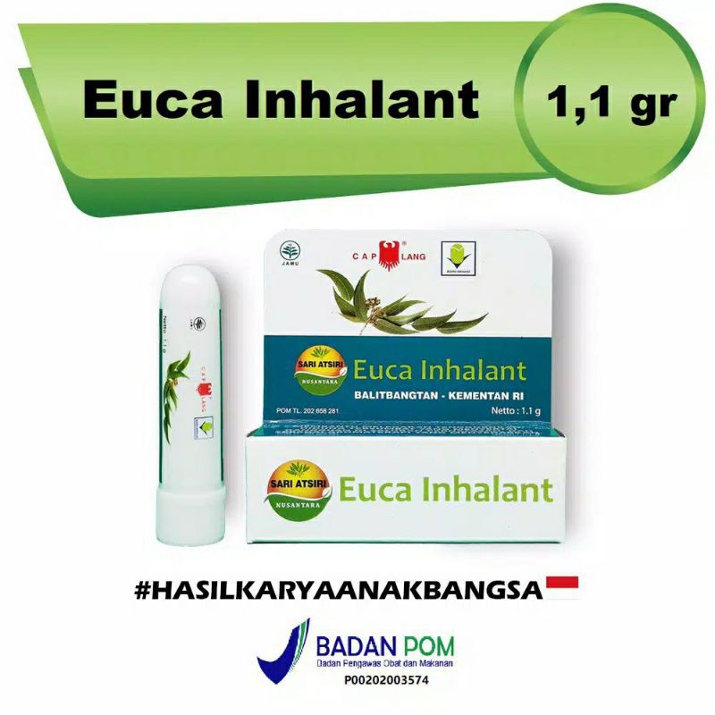 SAN Euca Ekaliptus Inhalant - Caplang Eucalyptus Inhaler Balitbangtan Kementan RI