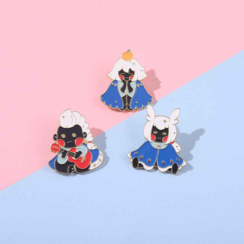 Bros Pin Enamel Desain Kartun Anime Untuk Hadiah Teman