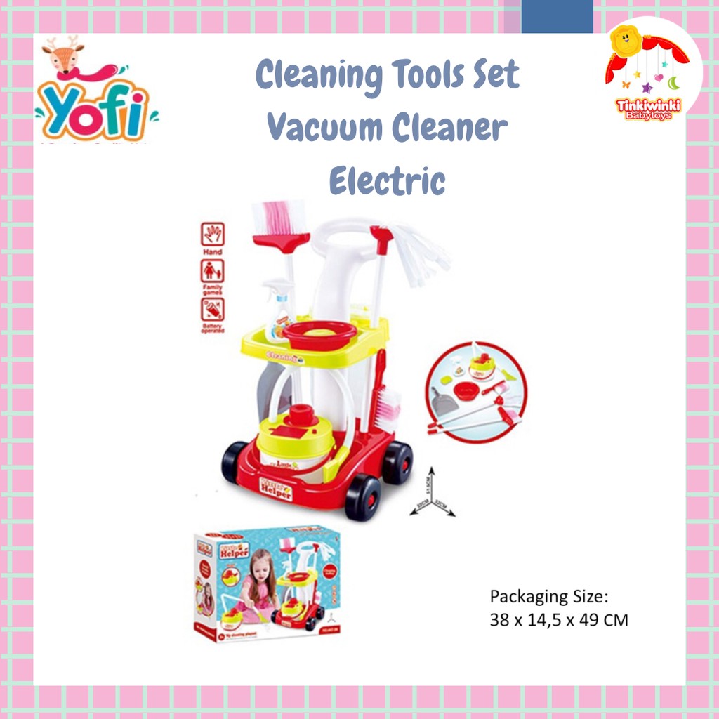 YOFI Cleaning Tools Set Vacuum Cleaner Electric B066 Mainan Anak