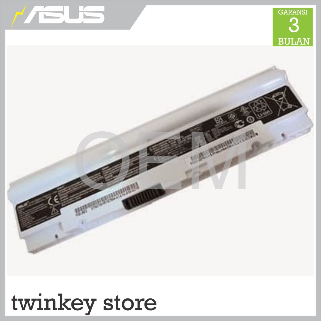 OEM BATERAI ASUS 1025 1225 A31-1025 A32-1025 HIGH WHITE