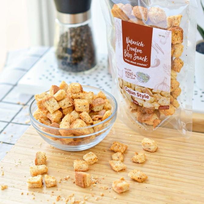 

Simply Premium Crouton Bites Snack Cajun Style 60 Gr