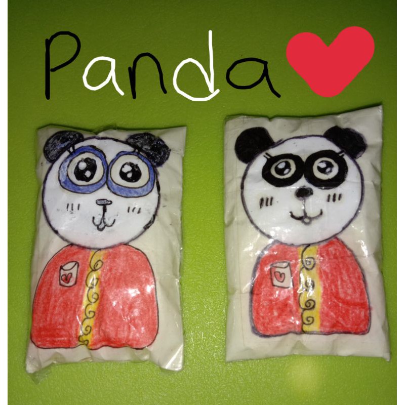 Homemade paper squishy Gong Xi Fa Cai Panda