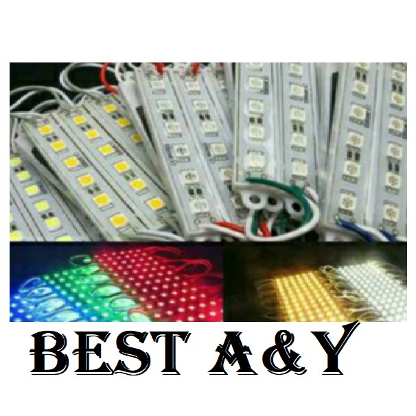 Lampu LED Modul 6 Mata SMD 5050 12V SMD Waterproof tahan air 12 Volt