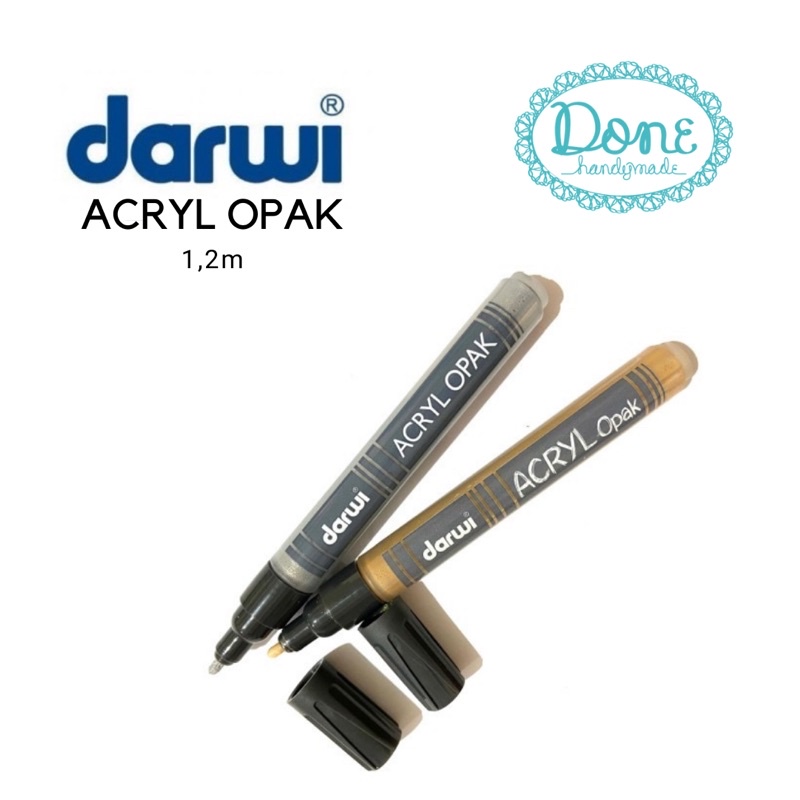 darwi acrylic pen alat lukis resin Cat lukis metallic spidol akrilik spidol resin spidol keramik pen donehandymade done handymade