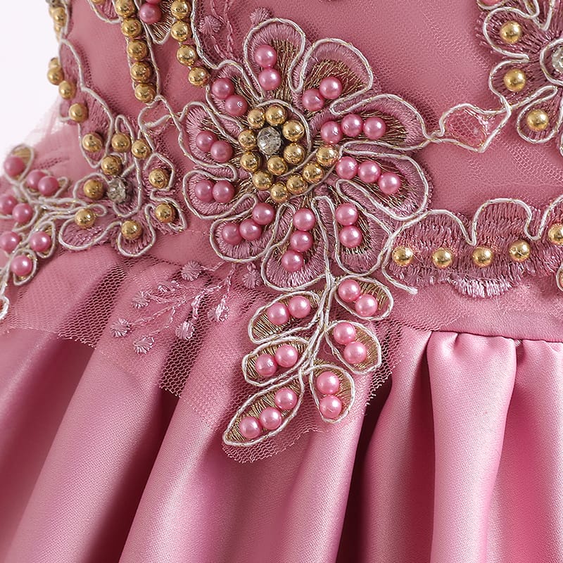 Gaun Mewah Anak Perempuan SUPER PREMIUM Bridal Pearl