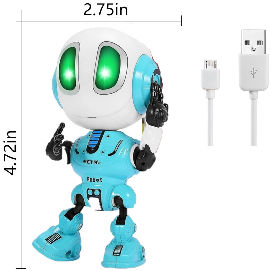 Mainan Anak Repeat Talking Smart Robot Children Toy - X-0119 - Blue