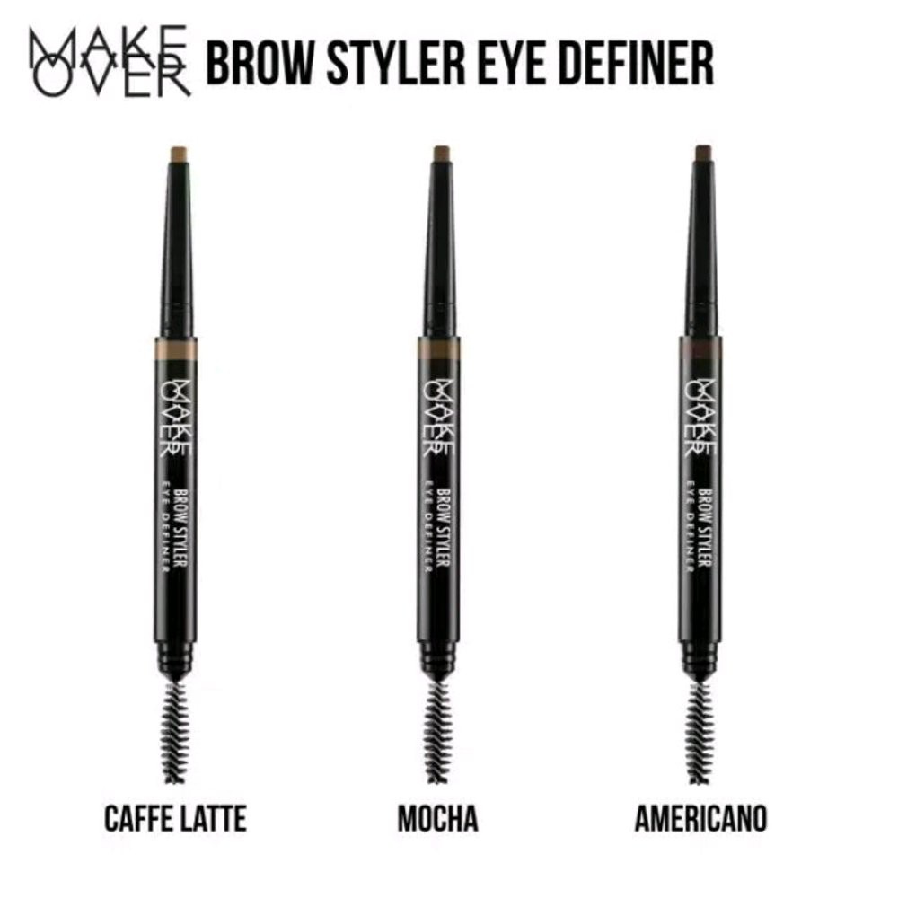 MAKE OVER BROW STYLER EYE DEFINER - Pensil Alis Putar