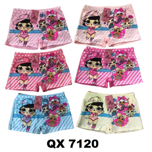 Celana Dalam Boxer Super Soft Anak Perempuan / CD Boxer Anak Cewek Model 7120, 7121, 7124 &amp; 7125