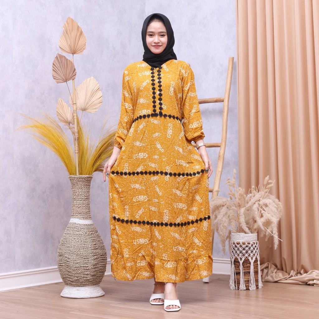 DASTER ARAB LONGDRESS RENDA BUSUI  | RAYON SUPER GRADE A | RESLETING DEPAN BUSUI ELSA | RENDA MILO-5