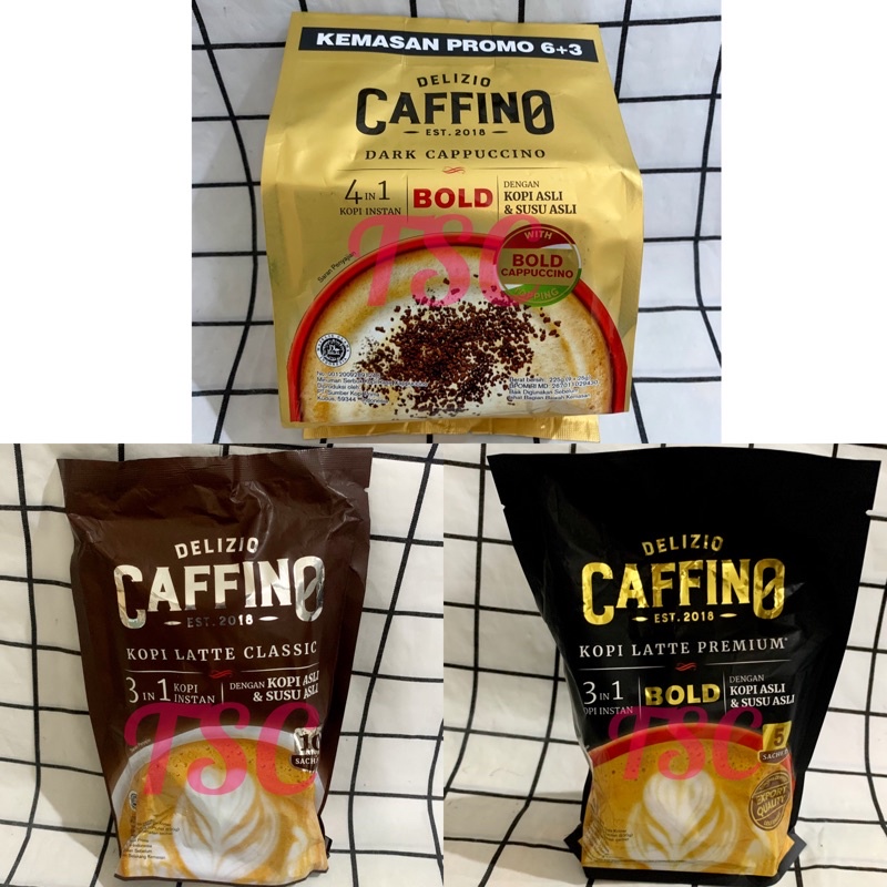 

Delizio Caffino 3in1 Kopi Latte Classic / Dark Cappuccino / Latte Premium / Kopi Instan / Kopi / Susu / Asli / Kopi Instan Klasik / Bold