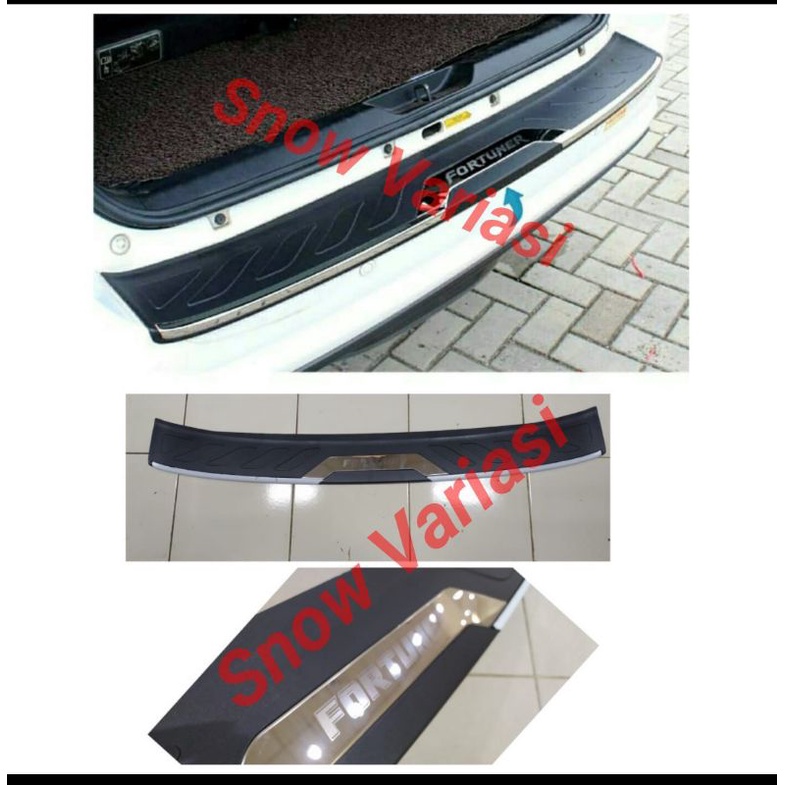 sil sill plate belakang fortuner 2016 2018 platinum