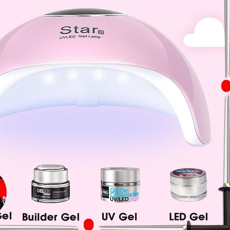 ✶ Pengering Kutek Kuku UV LED Nail Dryer 36W - Star6 / pengering kutek uv /pengering kutek kuku / pe
