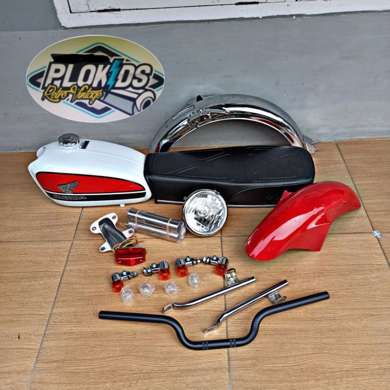 Paket body cb 100 125- Tangki CB - Jok CB - Stoplamp CB
