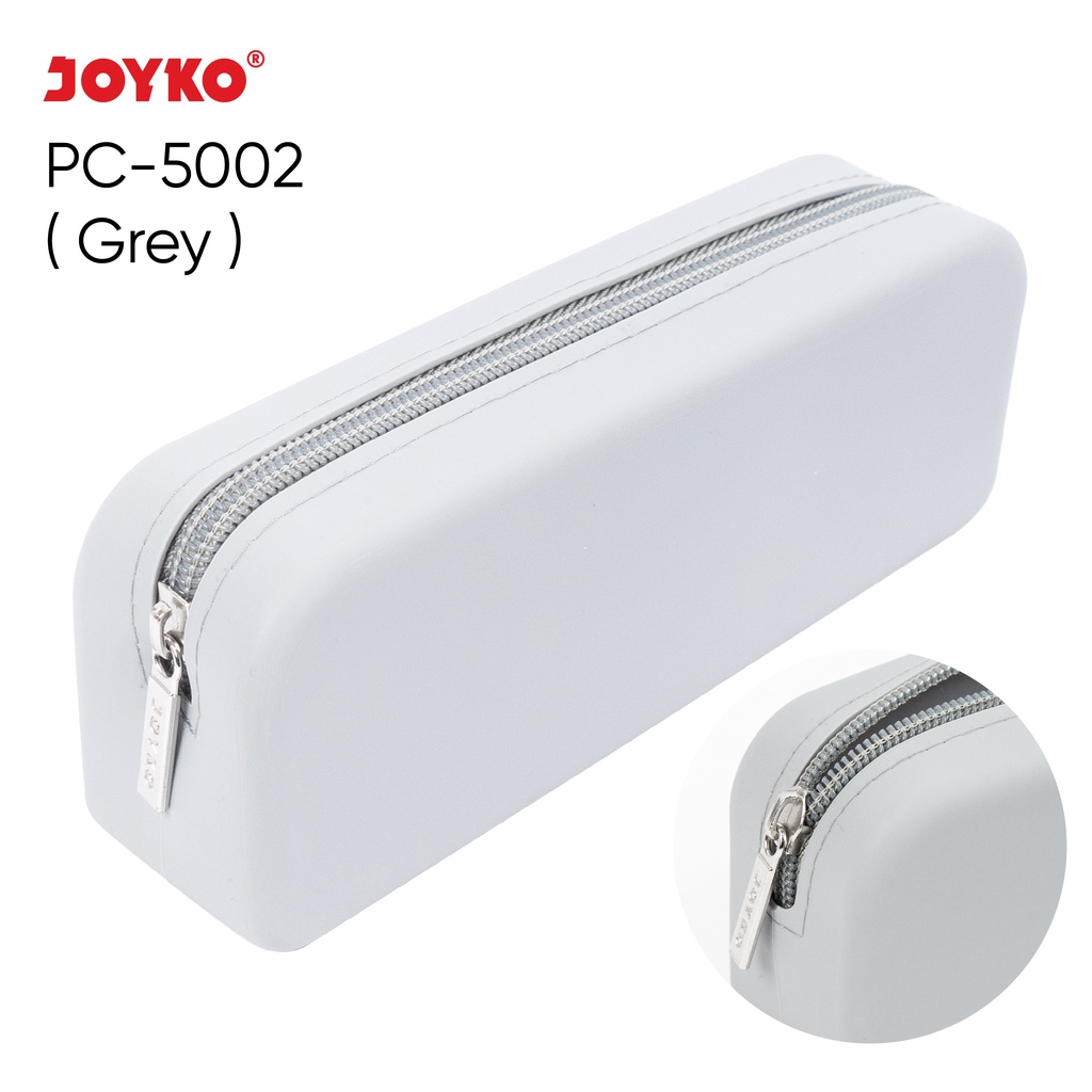 Pencil Case Kotak Tempat Pensil Joyko PC-5002-Grey