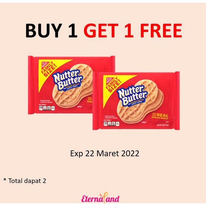 

Nutter Butter Biscuit Cracker - Peanut Butter Snack Impor