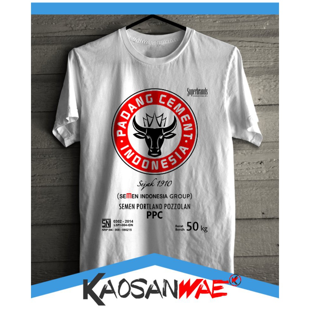 Kaos Semen Padang PPC Semen Indonesia Lucu Distro