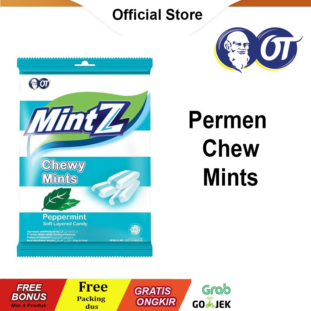 

Permen MINTZ Peppermint 115 gr.Tangerang