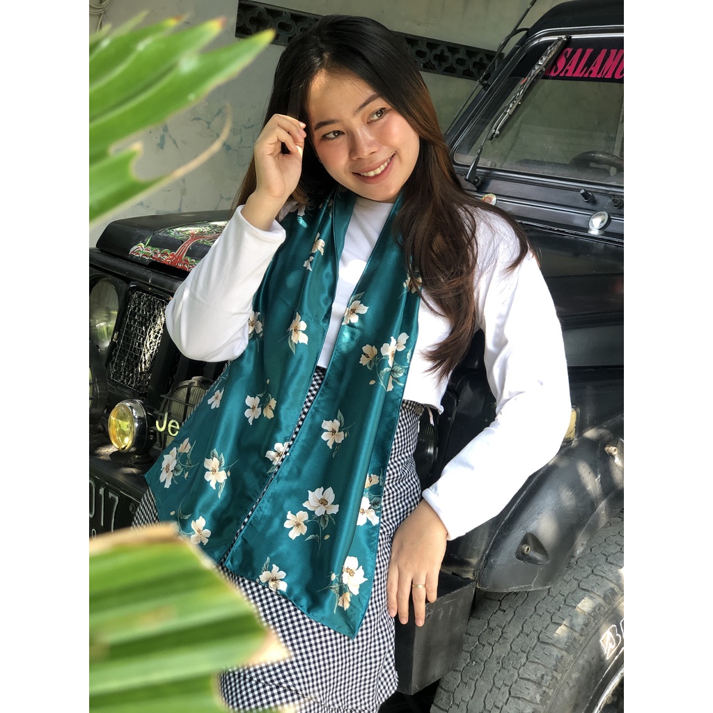 01-20 SYAL Motif Wanita Leher Fashion Batik Neckscarf-LONG 20