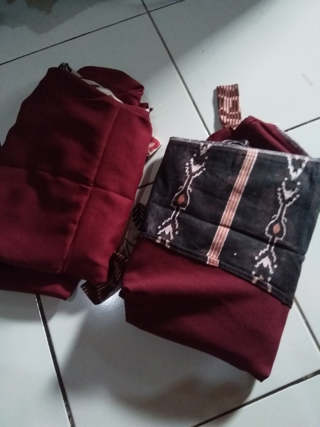 Batik Tunik Shibori Jumputan Terbaru Size S-3l / Hrb026 Yelbor Navbor / Biru Putih / Original..