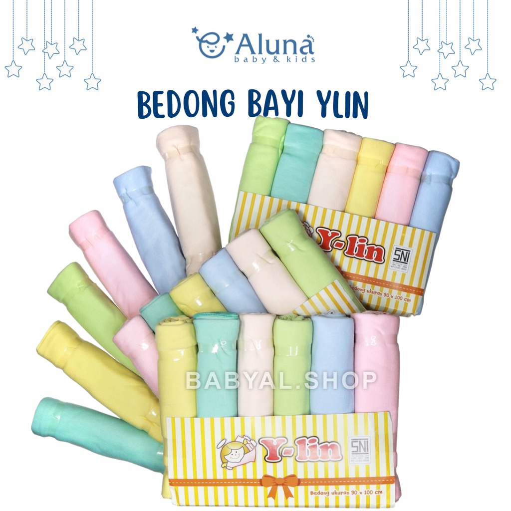 1 Lusin Bedong Bayi Y-Lin Selimut Bahan Kattun Murah SNI Berkualitas