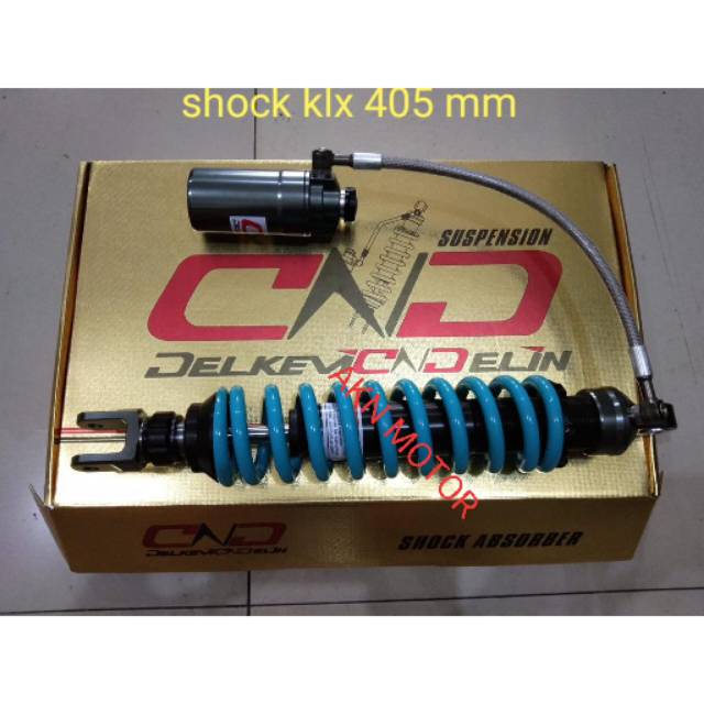 Mono shock delkevic tabung pisah ukuran shock 405 mm kawasaki KLX 150