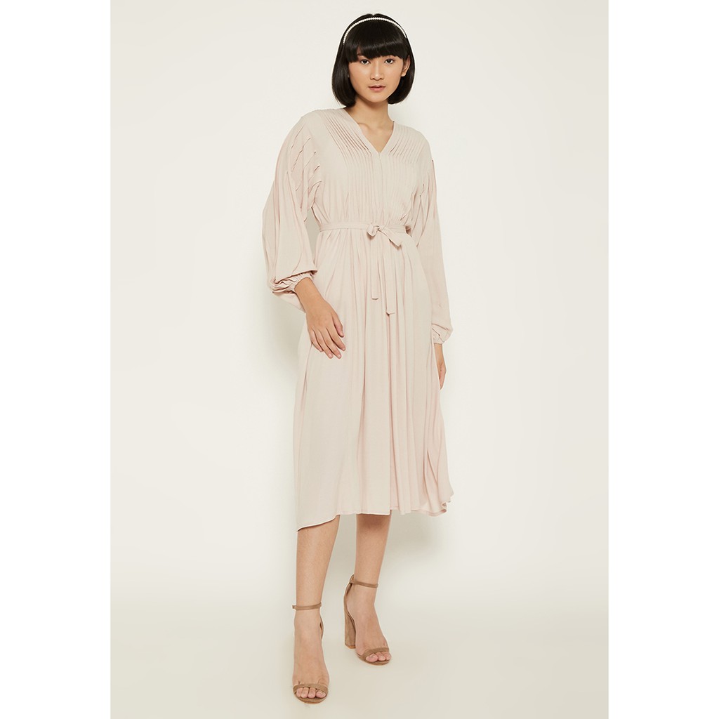 

NONA Boho Dress Midi Vanilla
