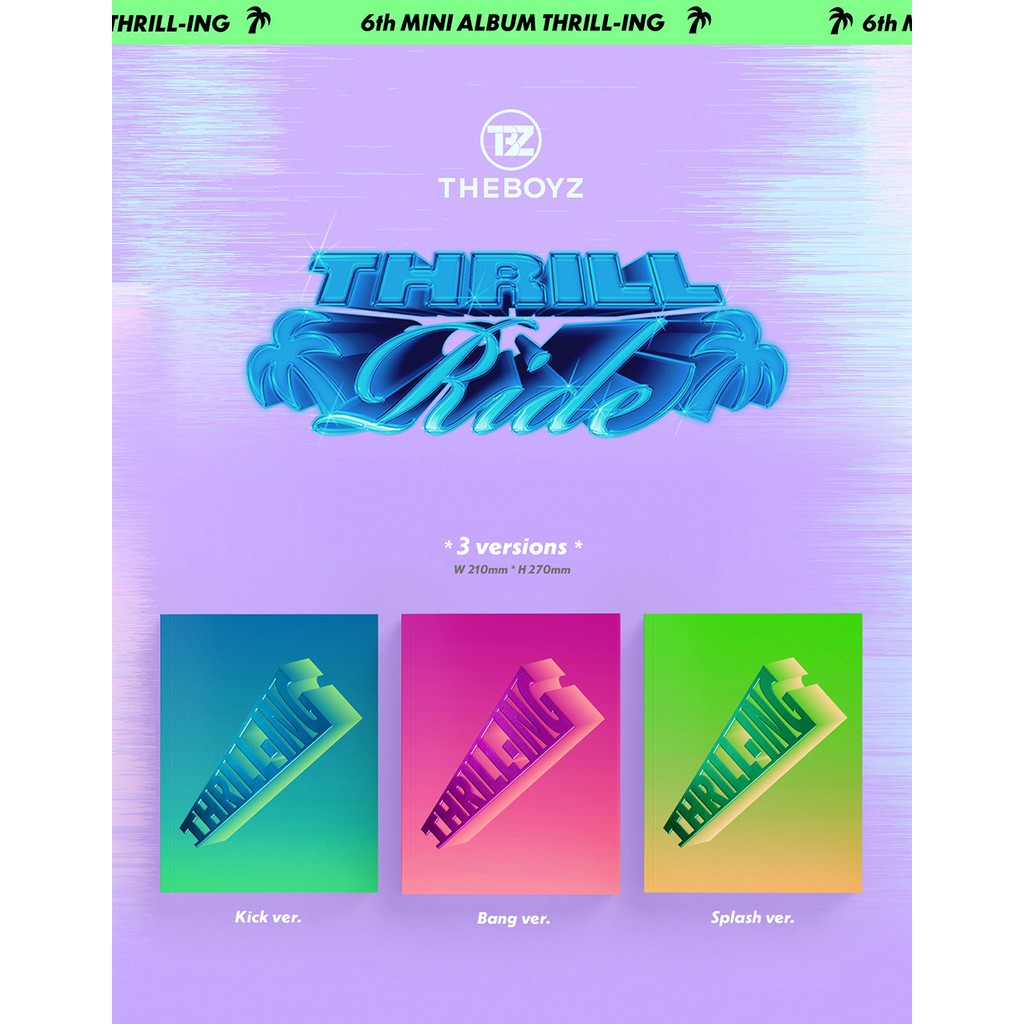 THE BOYZ - 6th Mini Album THRILL-ING