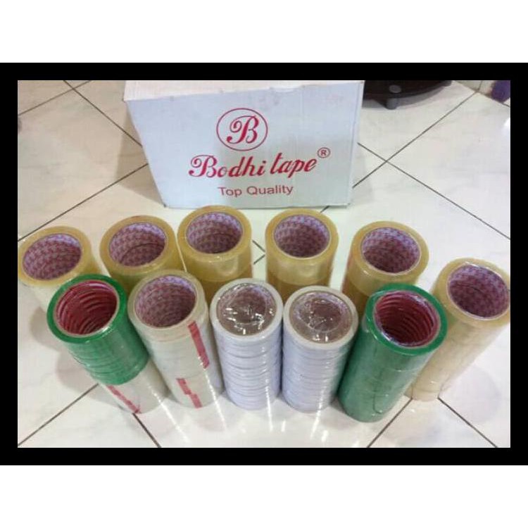

Lakban Bodhi 1/2" (12Mm X 80Yard) / Selotip Bening 0,5" Promo