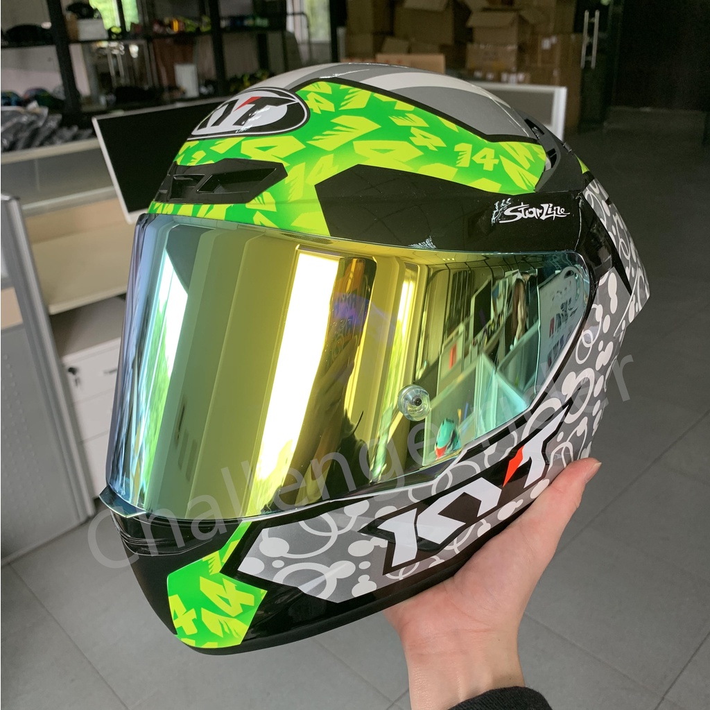 Visor KYT TT Course Iridium all merk visor kyt tt course iridium kaca helm kyt TT Course