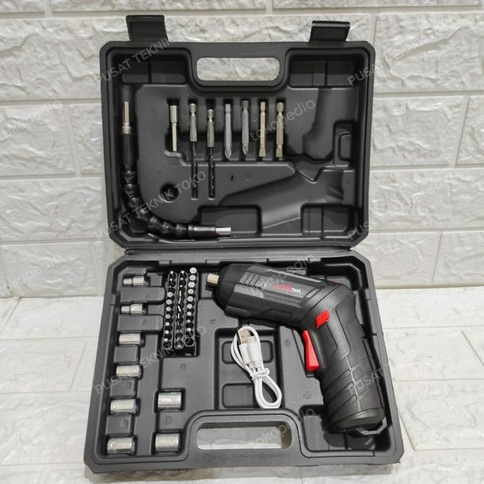 JLD BOR OBENG 4.2V FULL AKSESORIS CORDLESS SCREWDRIVER Termurah