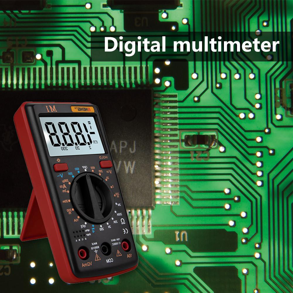 ANENG Multimeter LCD Digital Pengukur Tegangan / Arus / Resistansi / NCV