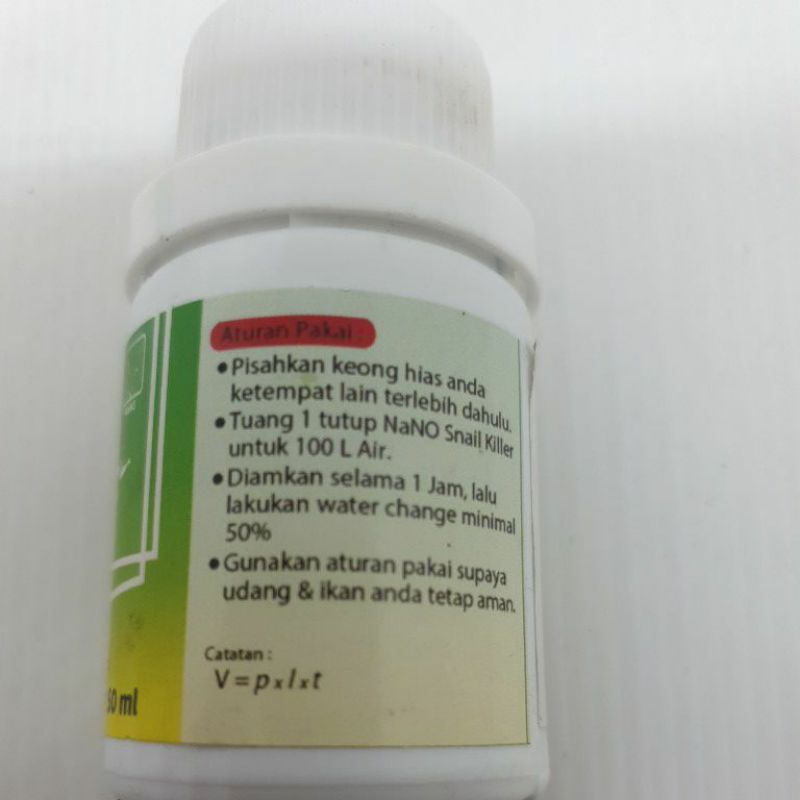 snail killer obat racun pembasmi keong siput hama aquascape aquarium