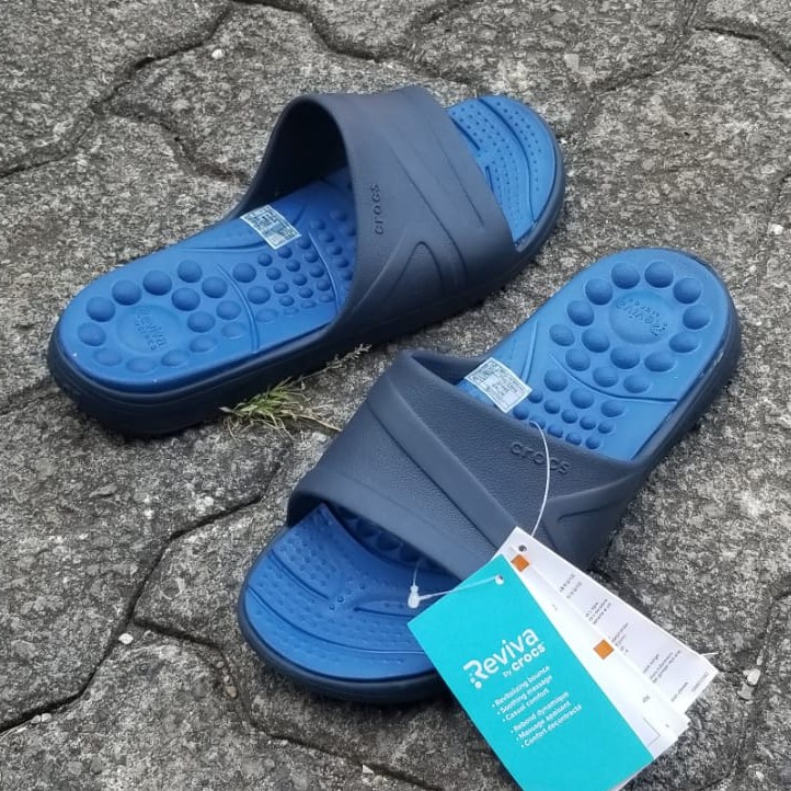 Crocs / Sandal Crocs / Crocs Reviva / Selop Pria / Sandal Selop Pria / Crocs Slide / Sandal Pria