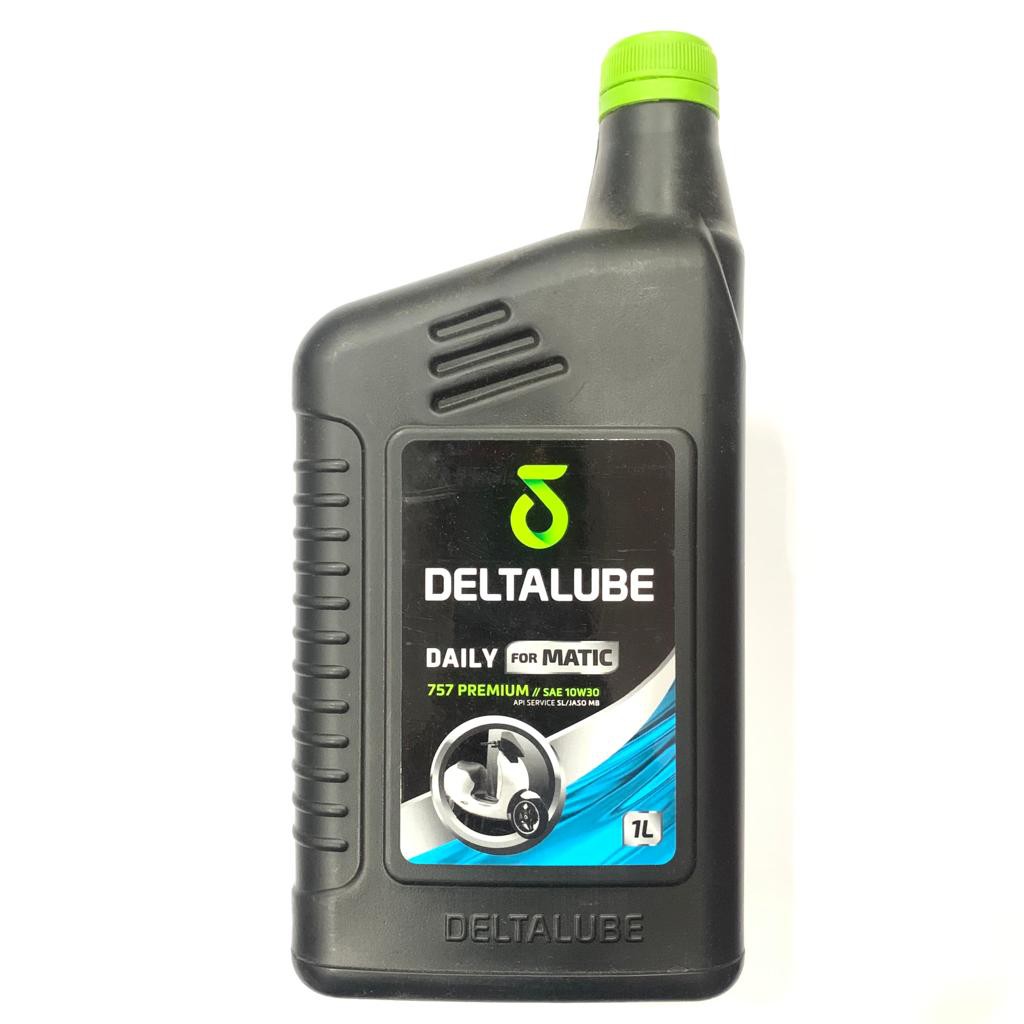 OLI MESIN DELTALUBE 757 PREMIUM MATIC 10W30 MOTOR MATIK 1LITER ORIGINAL