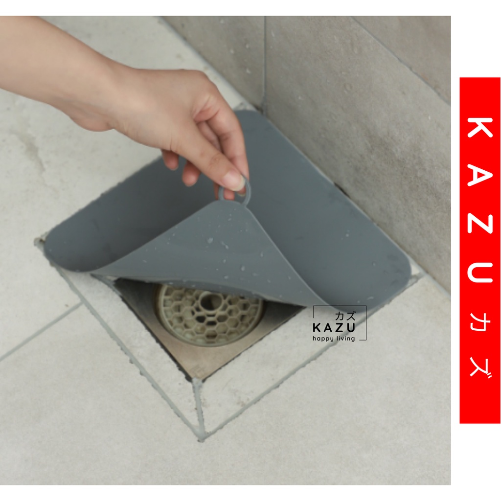 KAZU KHL232 Penutup Lubang Saluran Air Kamar Mandi Wastafel Silikon Anti Bau Serangga
