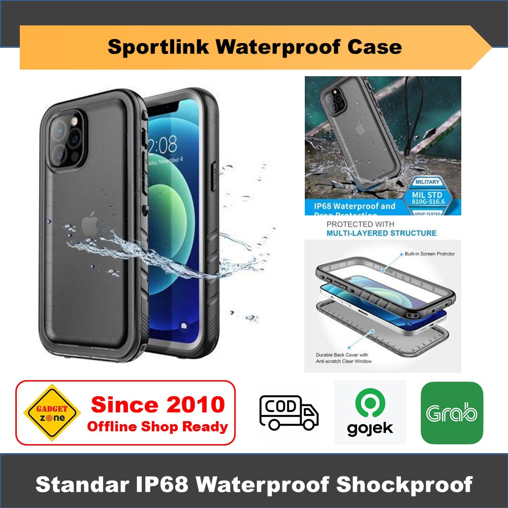iPhone 13 Pro Max Mini Casing Sportlink Waterproof Case Ori